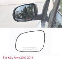 CAPQX สำหรับ KIA FORTE 2009-2016กระจกมองหลังกระจกมองหลังรถกระจกมองข้างเลนส์กระจกเลนส์สีขาวกระจกมองหลังด้านข้างใส