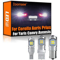 Zoomsee 2Pcs สีขาวย้อนกลับ LED สำหรับ Toyota Corolla E12 Auris E150 Prius Yaris Camry Avensis Avalon Canbus ภายนอกไฟสำรอง