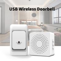 Wireless Doorbell 38 Rings Foldable Smart 433mhz 150m Remote Usb Powered Hot Smart Door Bell Chime Home Welcome Doorbell New