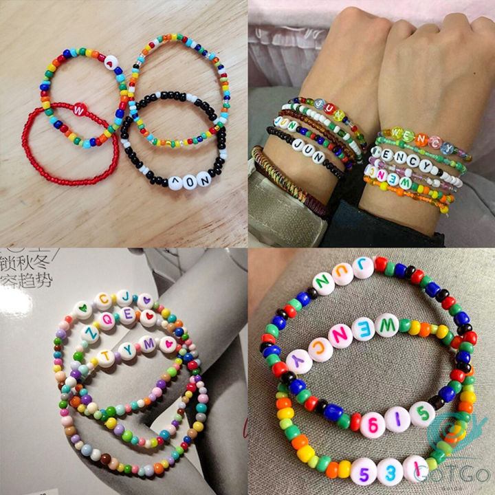 gotgo-ลูกปัดอะคริลิค-ลูกปัดตกแต่ง-ภาษาอังกฤษ-ทำพวงกุญแจ-งาน-diy-bracelet