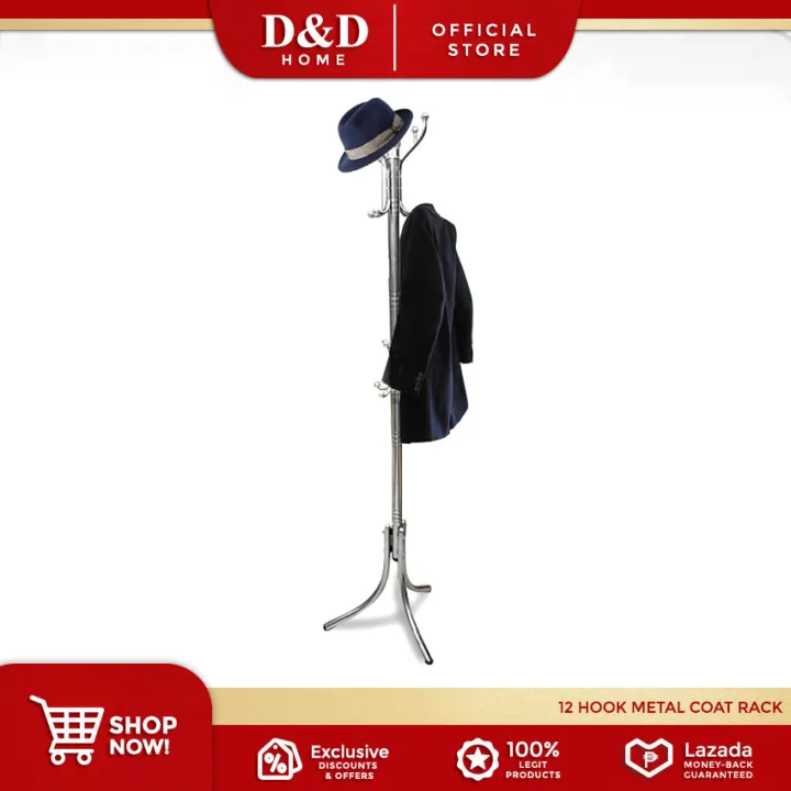 D&D Home Stainless Steel Coat Rack Lazada PH