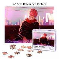 Jujutsu Kaisen Yuji Itadori Wooden Jigsaw Puzzle 500 Pieces Educational Toy Painting Art Decor Decompression toys 500pcs