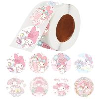 500 rolls of cartoon Melody girl girl heart cute roll roll self-adhesive gift packaging reward stickers