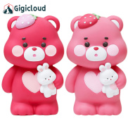 Gigicloud Children Cartoon Bear Statue Piggy Bank Large Capacity Saving