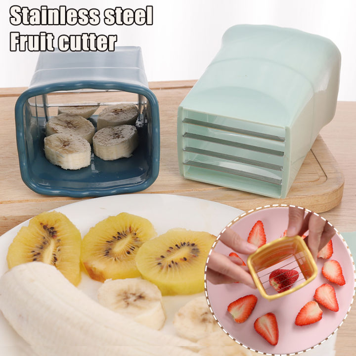 Cup Slicer, Stainless Steel Strawberry Slicers, Banana Slicers