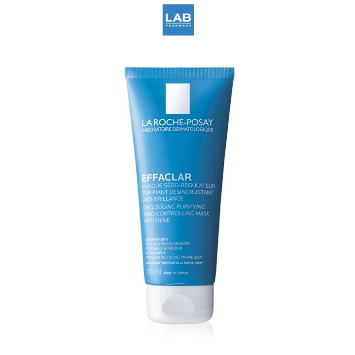 la-roche-posay-effaclar-mask-100-ml-มาส์กคุมมัน-เนื้อเคลย์-ช่วยลดความมันส่วนเกิน