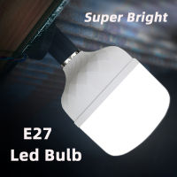 หลอดไฟ LED E27ประหยัดพลังงานไตร-หลักฐาน60วัตต์เทียบเท่า AC220V 6500K โคมไฟวัตต์แอลอีดีจริงสีขาวเย็นสว่างสุดๆหลอดฮาโลเจนสำหรับบ้านไฟติดเพดานพื้นโต๊ะไฟดาวน์ไลท์ห้องรับแขกห้องนอนร้านค้าตลาดเชิงพาณิชย์โรงรถที่ขายของร้านค้าในโรงงาน