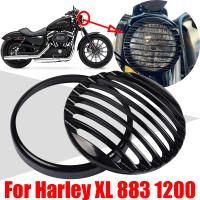 สำหรับ H arley S portster XL 883เหล็ก1200 2004-2016ที่กำหนดเอง XL1200C อุปกรณ์มอเตอร์ไซค์5 34 "CNC LED ไฟหน้าย่างปก