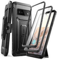 SUPCASE UB Pro Case สำหรับ Google Pixel 6A (วางจำหน่ายปี2022) [กรอบด้านหน้าพิเศษ] Full-Body Dual Layer Rugged Belt-Clip &amp; Kickstand Case พร้อมตัวป้องกันหน้าจอในตัว