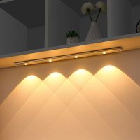 Motion Sensor Night Light Rechargeable Wireless Led Light Lamp with Motion Sensor for Kitchen Cabinet Under Furniture Ultra Thin