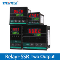 Dual Output UniversalอินพุตThermostatตัวควบคุมอุณหภูมิPID Controller CH102 CH402 CH702 CH902 SSRเอาท์พุทรีเลย์