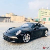 Rastar 1:24 Porsche 911 Carrera S black supercar Static Simulation Diecast Alloy Model Car Toy collection Christmas gift models