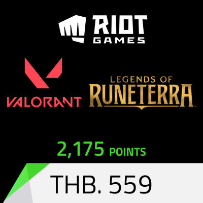 Riot Cash (Valorant,Legends of Runeterra) 2175 Point