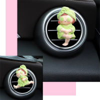 Flasher Store Ready Stock Cute Bathrobe Girl Styling Design Car Aromatherapy Air Outlet Odor Removal Decoration Clip Car Accessories Jul.