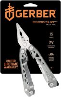 ชุดเครื่องมืออเนกประสงค์พร้อมปลอก Gerber Gear 30-001364N Suspension-NXT, 15-in-1 Multitool Knife, Needle Nose Pliers Pocket Knife with Pocket Clip, EDC Gear, Steel ของแท้นำเข้าจากอเมริกา USA Imported