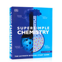 English original supersimple chemistry DK chemistry research guide childrens English Popular Science Encyclopedia reading materials teenagers extracurricular illustration reading materials chemistry small experiment science guide color picture large