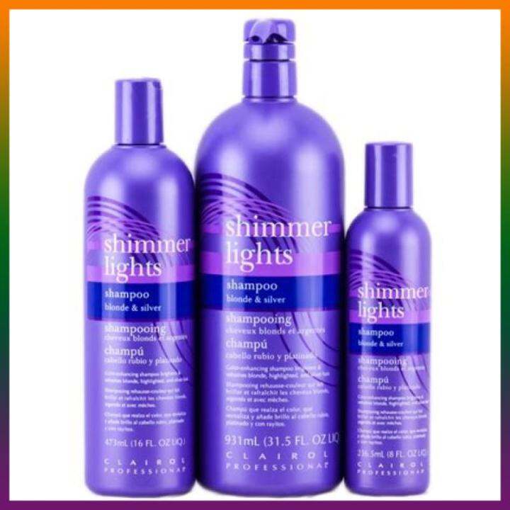 Clairol Shimmer Lights Purple Shampoo Conditioner 8oz 16oz Lazada PH