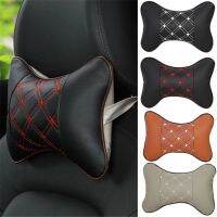 Car Neck Pillows Both Side PU Leather 1Pcs Pack Headrest for Head Pain High Quality Comfortable Universal Car Pillow