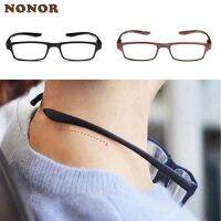 NONOR Neck Hanging Women Anti-fatigue Presbyopia Eyeglasses Ultralight Unbreakable Reading Glasses Men