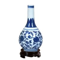 Home Decoration China Jingdezhen Blue And White Porcelain Vase