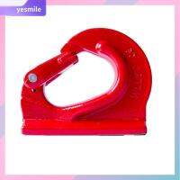 YESMILE เหล็กอัลลอยด์ ตะขอสำหรับยกของหนัก สีแดงเเดง 2T ค่ะ ตะขอเชื่อมพร้อมการเคลือบ มีความแข็งแรงสูง กับสลักปลอมแปลง G80ตะขอยึดเชื่อม รถเครนบรรทุก