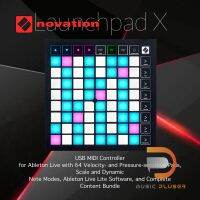 Novation Launchpad X คอนโทรลเลอร์ 64 Pads ขนาดพกพา MIDI Controller 64 Multi-Colored RGB Pads -ของแท้100% ประกันศูนย์