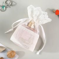 3 Pcs Lace Drawstring Gift Bag Pouches Multipurpose for Wedding Party Favor Jewelry Candy JNA