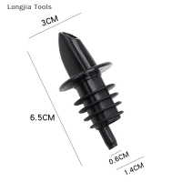 Longjia Tools 10 pcs พลาสติกสุราฟรีไหลบาร์ไวน์ขวดเทจุกพวย