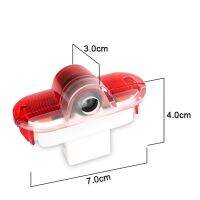 "{: 2ชิ้นสำหรับประตูรถ Skoda ไฟต้อนรับเครื่องฉาย3D เลเซอร์สำหรับ A2 A5 Octavia A3 2 3 2007-2012แต่งหลอดไฟฉายโลโก้ Octavia