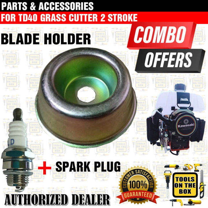 Blade Holder with Spark Plug for TD40, FD40 (40.2cc) 2 Stroke Grass