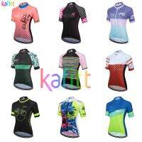 เสื้อปั่นจักรยานเสือถนน Ropa Ciclismo 2 Kafitt เสื้อผ้าเสื้อใส่ปั่นจักรยานสั้นผู้หญิงเสื้อปั่นจักรยานแห้งเร็วเสื้อจักรยานระบายอากาศเครื่องแบบ