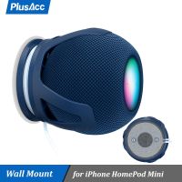 PlusAcc Wall Mount Holder for Homepod Mini Plug Mount Space Saving Accessory with in-Built Cable Managemen   No Screws Needed Nails Screws Fasteners