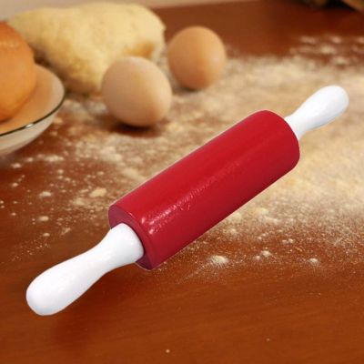 Rolling Pin Compact Anti scratch Cylindrical Comfortable Grip Wooden Roll Pin Kitchen Supplies Baking Pastry Dessert Rolling Pin