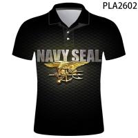 New Polo Homme Navy Seal 3D Printed Polo Shirt Men Fashion Streetwear Casual Hombres Harajuku Cool Short Sleeve Ropa