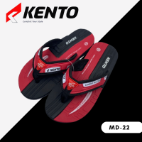 KENTO เคนโตะ รองเท้าแตะแบบหนีบ รองเท้าหูคีบ รุ่นMD22-แดง ไซส์35-46 ใส่ได้ทุกเพศทุกวัย