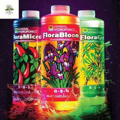 [ready stock]Flora Series by General Hydroponics (ปุ๋ยน้ำหลัก Gro Micro Bloom)มีบริการเก็บเงินปลายทาง