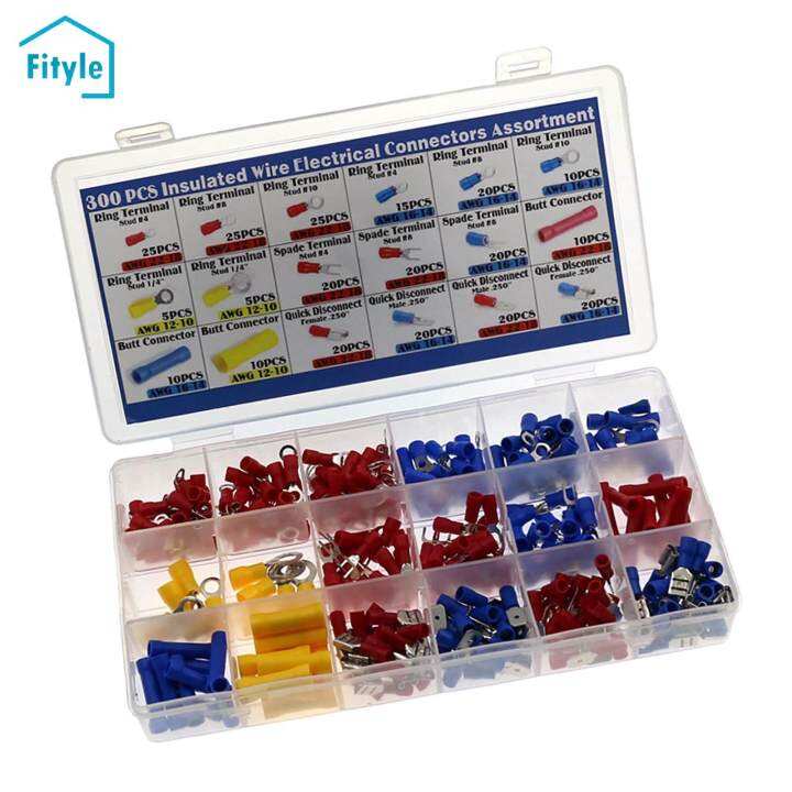 Fityle Insulated Wire Connectors Electrical Terminals for Industrial