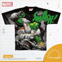 เสื้อยืดลิขสิทธิ์แท้ Marvel HULK Black (Size XXL) : MV-OVP-010 : Marvel Comics Cotton HULK Black T-Shirt Size XXL เสื้อยืด สีดำ คอกลม