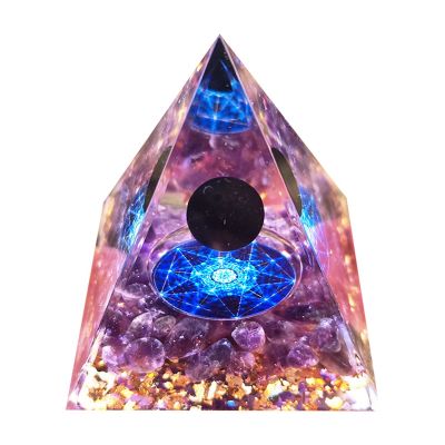 5cm Crystal Gravel Pyramid Crafts Pyramid Home Desktop Decoration Handicrafts