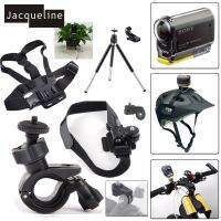 【HOT SALE】 PluscaseStore Jacqueline สำหรับ Ion Air Pro 2 3ชุดติดตั้งหมวกนิรภัยสำหรับ Action Cam HDR AS20 AS200V AS15 AS30V AS100V AZ1 Mini FDR-X1000V W 4 K