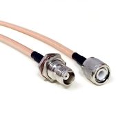 ✻✼❇ High quality low-attenuation TNC Female Jack nut Switch TNC Male Pigtail cable RG142 50CM/100CM Adapter