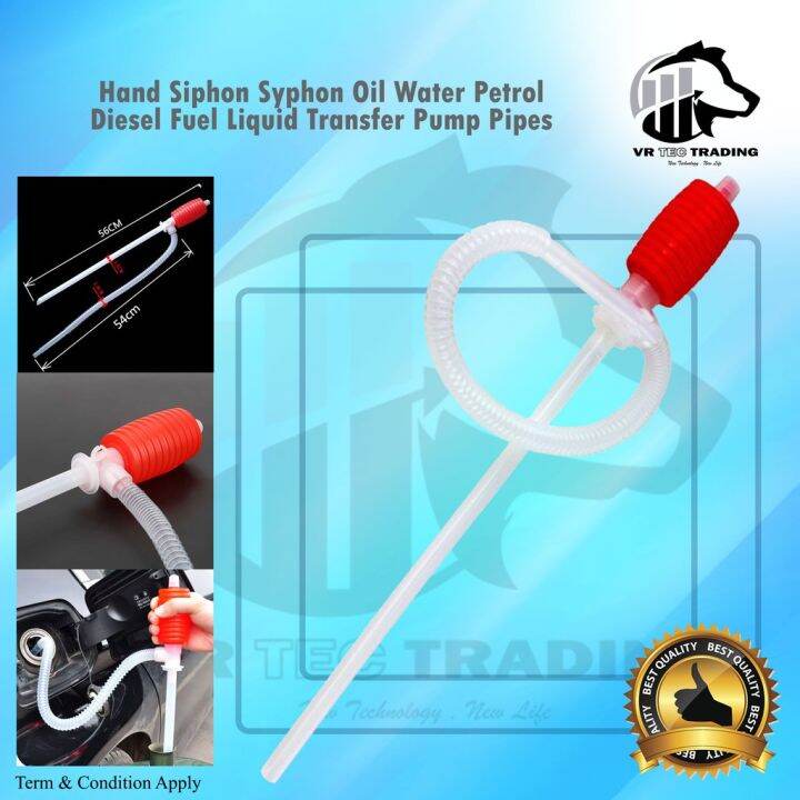 🇲🇾 Ready Stock 💕hand Siphon Syphon Oil Water Petrol Diesel Fuel Liquid 