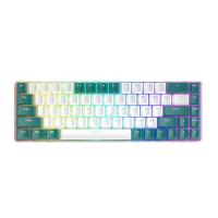 T8 RGB Backlit Keypad Double-Shot Gaming คีย์บอร์ด68คีย์คีย์บอร์ดคอมพิวเตอร์ Office Holiday Supplie Gift