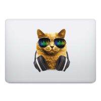 【☑Fast Delivery☑】 dang676 Dj Cat With Glasses Lapsticker สำหรับสติ๊กเกอร์ Macbook Pro Air Retina 12 13 14 15นิ้ว Mac Book Skin สติกเกอร์บางส่วน