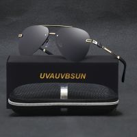 2022 New Men 39;s Polarized Metal Double Beam Toad Mirror Sun Glasses for Women Fashion Men Ourdoor Driving Sunglasses UV40