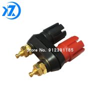 1PCS Banana plugs Couple Terminals Red Black Connector Amplifier Terminal Binding Post Banana Speaker Plug Jack