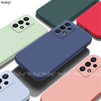 【Great. Cell phone case】สำหรับ Samsung Galaxy A53กรณี Samsung A52 A52S A72 A73 A12 A03S A32 A03 A22 A23 A13 A33ฝาครอบ Liquid ซิลิโคนป้องกันกรณีเคสโทรศัพท์