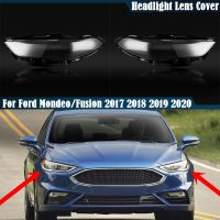 ฝาครอบไฟหน้าโป๊ะไฟแบบโปร่งใสเลนส์สำหรับ Ford Mondeo/Fusion 2017 2018 2019 2020อุปกรณ์เสริมรถยนต์