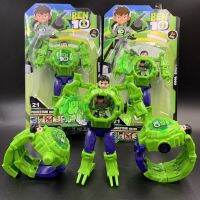 พร้อมส่ง!! นาฬิกาเด็ก นาฬิกาเบ็นเท็น นาฬิกาเบนเทนแปลงร่างได้ ฉายภาพได้ Ben 10 หุ่นแปลงร่าง เล่นได้ ใส่ข้อมือได้