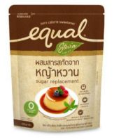 EQUAL STEVIA SUGAR REPLACEMENT 150g Equal Stevia 150 g อิควล สตีเวีย 150 กรัม ผลิตภัณฑ์ให้ความหวานแทนน้ำตาล 0 แคลอรี ใบหญ้าหวาน เบาหวานทานได้ ปราศจากน้ำตาล